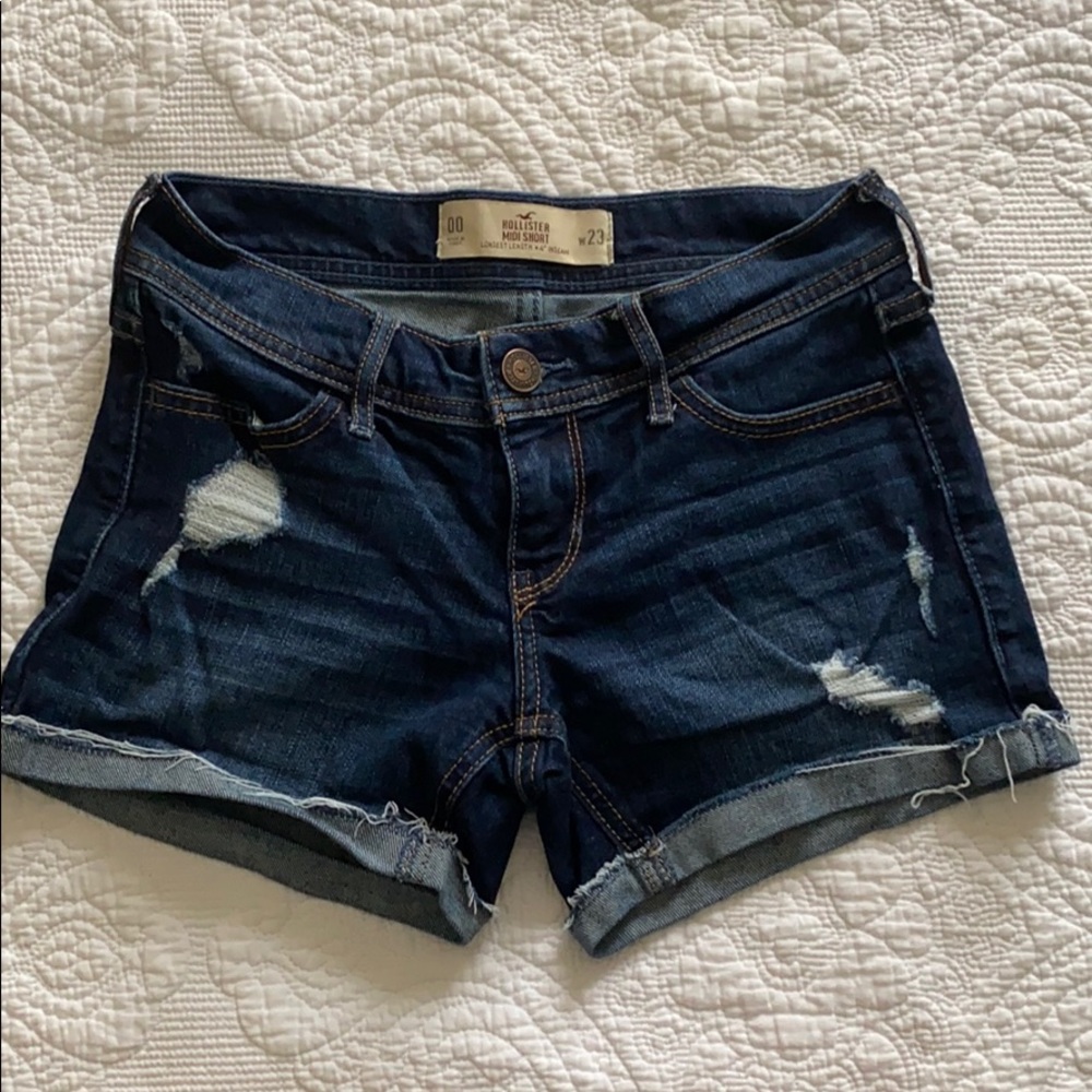 Hollister Midi Jean Shorts